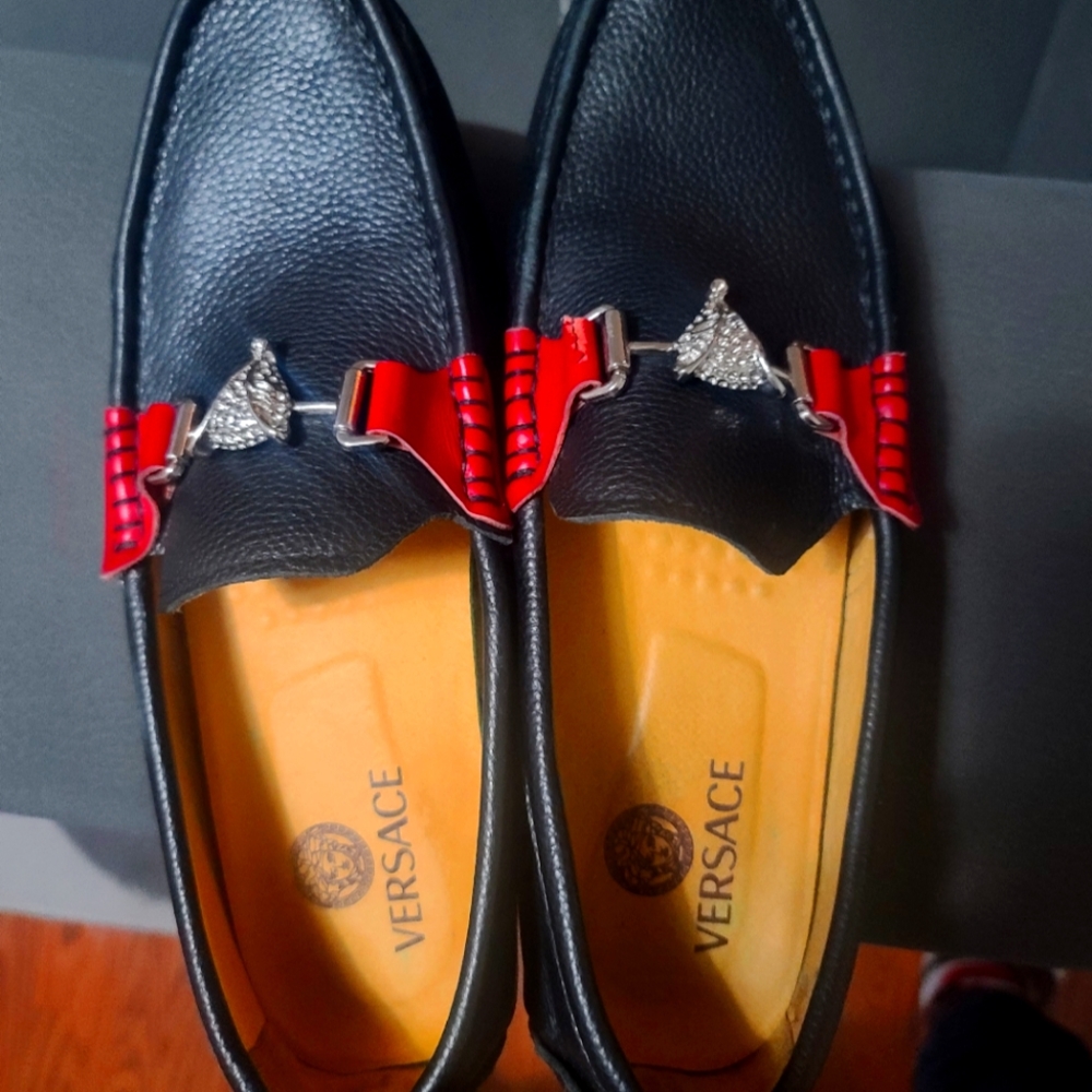 Versace leather shoe